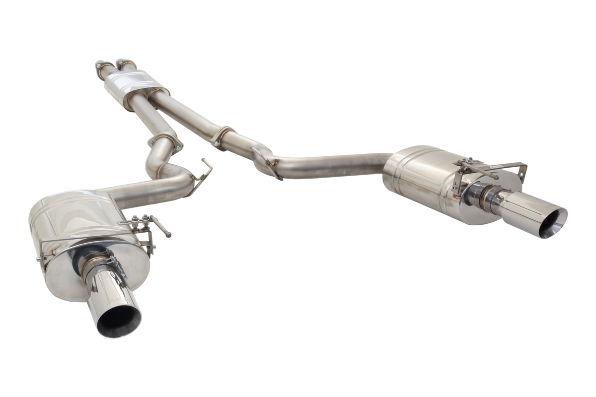 Ford S550 Mustang GT V8 Performance Cat Back System with Oval Rears (FM 2015-2017)