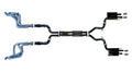 Ford Mustang (7th Gen S650) 2023-Present 5.0L V8 Coyote 3" Exhaust System with Headers and Cats, Quad Tip Rear (RH Drive only)